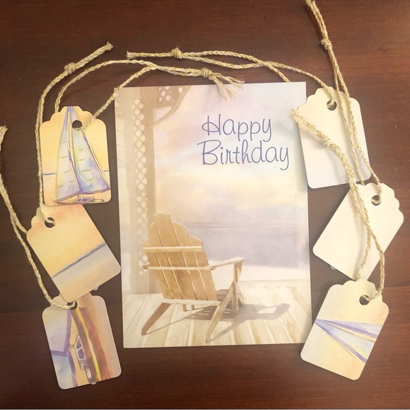 Birthday Card & 6 handcrafted specially designed gift tags along with Envelope - Picture 10 of 16